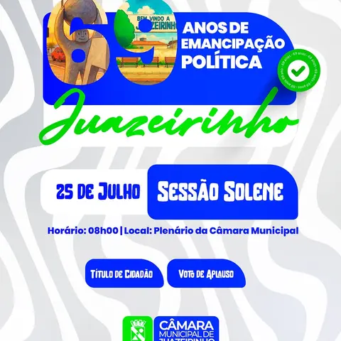 Juazeirinho celebra 69 anos de Emancipação Política!