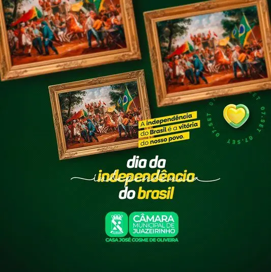 Câmara de Vereadores celebra o 7 de Setembro e reafirma compromisso com o povo