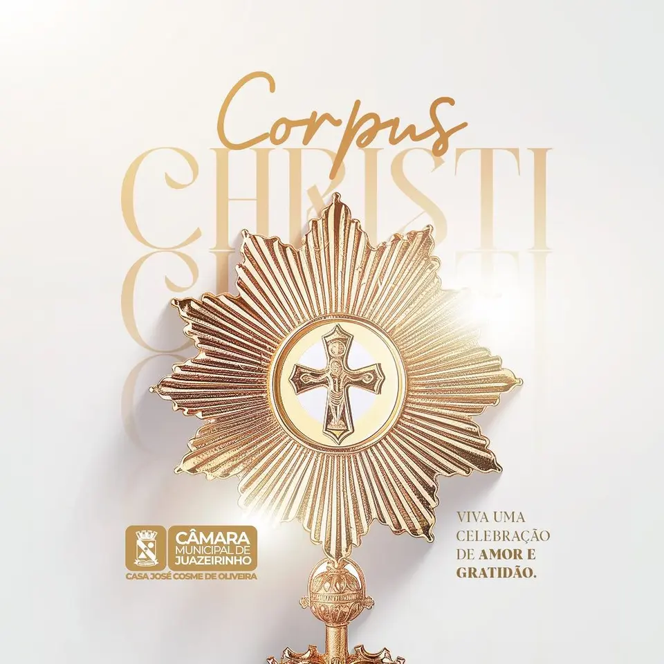 Câmara de Juazeirinho celebra Corpus Christi com mensagem de fé e união