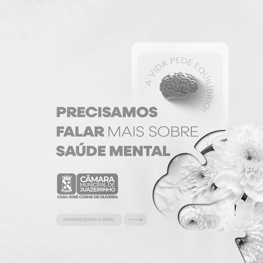 Juazeirinho: Câmara Municipal adere ao Janeiro Branco pela saúde mental